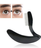 شانه مژه و ابرو فلزی تاشو Metal eyelashe and eyebrow comb
