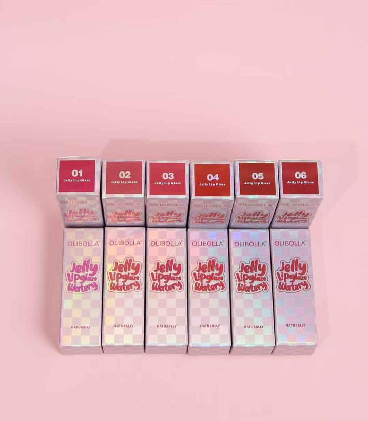 رژ لب مایع براق ژلهای OUBOLLA Jelly Lip Gloss