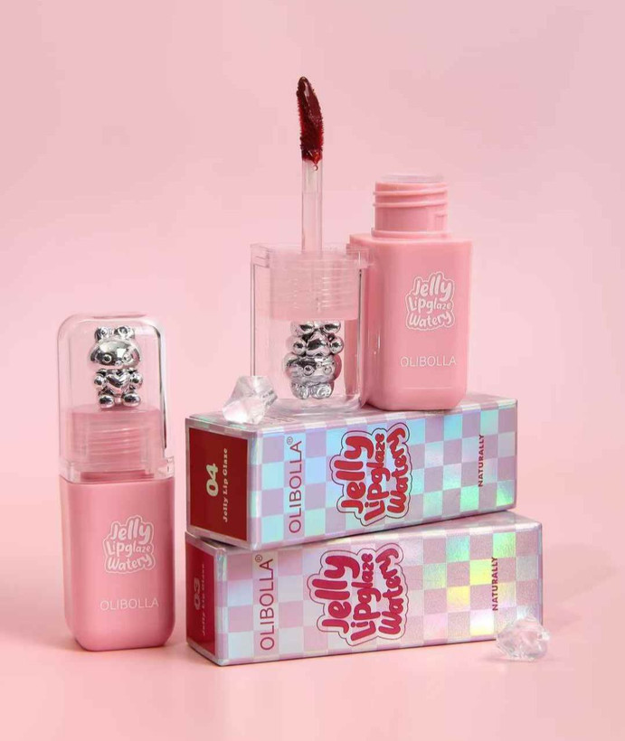 رژ لب مایع براق ژلهای OUBOLLA Jelly Lip Gloss