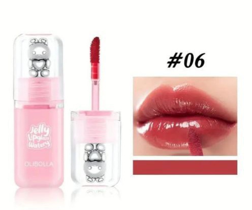 رژ لب مایع براق ژلهای OUBOLLA Jelly Lip Gloss