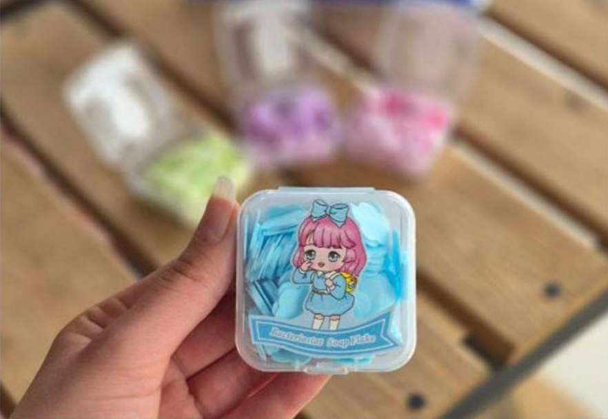 صابون ورقه ای فانتزی